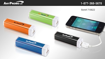 Amp 2,200 mAh Power Bank item# 719822.