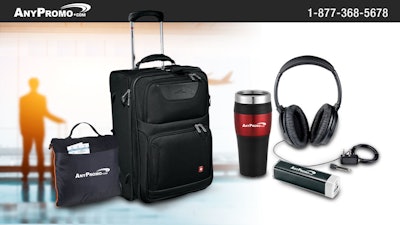 Promote your message on the gifts that travel with you.