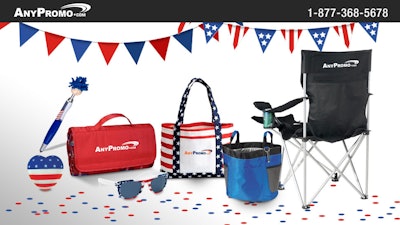 Celebrate the love of your country with these patriotic promotional gear.