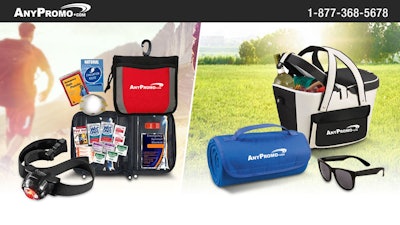 A little fresh air is always good! Promote being outdoors with promotional products.