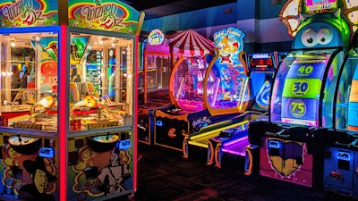 Get in the game! The arcade at Bowlmor Times Square.