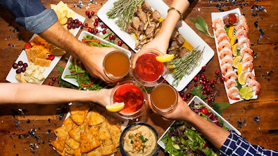 Holiday menus that are made to party.