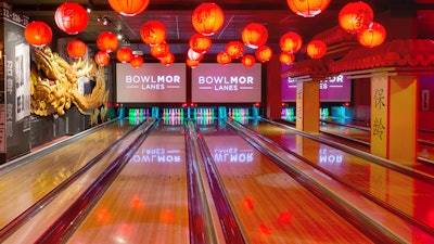 The Chinatown lanes at Bowlmor Times Square.