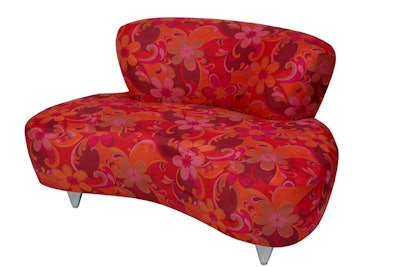Cloud love seat with Pucci pattern, price upon request, available in Southern California from FormDecor
