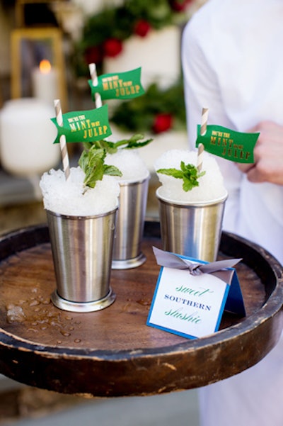 Mint Julep snow cones, by Truffleberry Market in Chicago