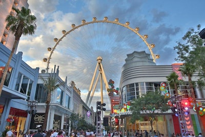 The High Roller at the Linq Promenade in Las Vegas recently introduced a new booze-infused selection of chocolates for its Chocolate Tasting Experience. Crafted by Ethel M Chocolates, the bonbons contain crème fillings spiked with flavored liqueurs like amaretto and coffee. As part of the experience, guests can try four pieces, along with a glass of wine, while hanging out 550 feet in the air on the observation wheel. During the 30-minute rotation, a chocolatier ambassador offers a lesson on the history of chocolate, as well as on aroma, taste, and texture. Tastings are available every Thursday from 5 to 8:30 p.m. Admission is $52 per person and guests must be 21 or older. Private cabins are also available; each cabin accommodates as many as 15 guests.