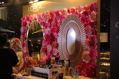 For the fifth year, sponsor L'Oréal will offer celebrity touch-ups at a colorful makeup station.