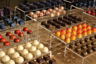 Phillip Ashley Chocolates will offer 10 flavors of luxury chocolates to dinner guests.