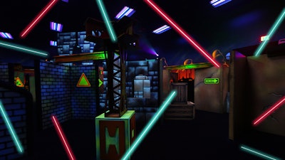 You’re it! Experience the thrilling fun of laser tag.