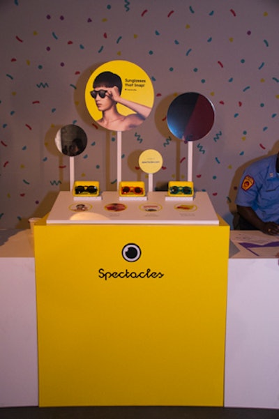 Refinery29 partnered with Snap Inc. to launch a Spectacles rental program at the exhibition. A limited number of attendees per session were offered a pair of Spectacles to capture the experience. “Snaps” that are captured with Spectacles transfer wirelessly to a user’s Memories in Snapchat and are saved in a circular video format. The videos can then be uploaded to a Snapchat story.