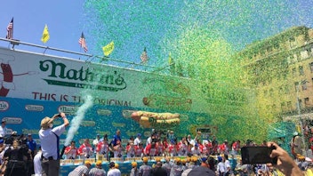 8. Nathan's Famous Fourth of July International Hot Dog Eating Contest