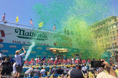 8. Nathan's Famous Fourth of July International Hot Dog Eating Contest