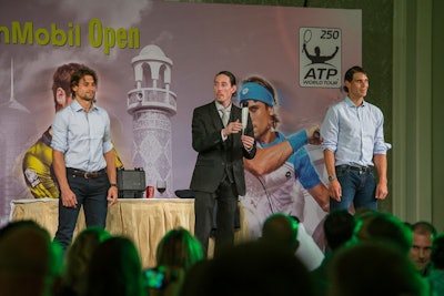 12 Wayne Hoffman Performing With Tennis Stars Rafael Nadal And David Ferrer