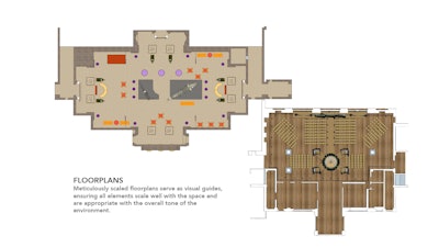 Accurately scaled floorplans help you achieve your vision with attention to detail. ©Bardin Palomo