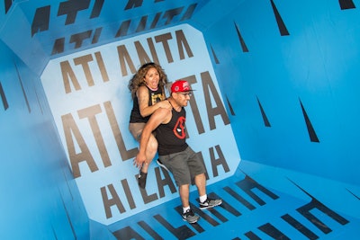 FoxTales’ gravity-defying StoryRoom is a rotating 360-degree visual experience. The room and video camera rotate in unison, creating the illusion of guests crawling up the wall and dancing on the ceiling. For Comic-Con International in July, the New York-based experiential marketing firm customized the StoryRoom with branding for FX’s comedy-drama Atlanta.