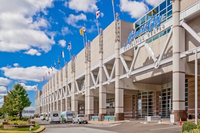 Exterior of the Atlantic City convention center.