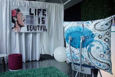 Dré Mode Events was also a finalist, and created a vignette inspired by graffiti artist Banksy.