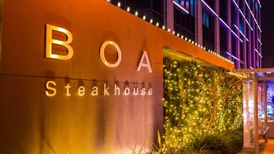 Boa Steakhouse SM Holiday Lighting