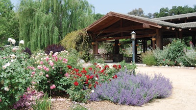 Descanso Gardens; Boddy House gardens at Descanso Gardens.