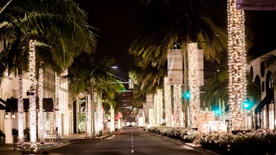 Holiday Lighting Rodeo Dr BeverlyHills