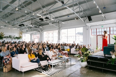 About 400 women attended the one-day event, including fashion bloggers and designers, art directors, magazine editors, chefs, and other working mothers.
