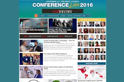 The Conference Live website includes articles, photos, and videos submitted by the 30 featured attendees as well as by association staff.