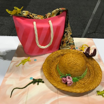 In the novelty category, competitors were asked to create a cake representing the theme of “Under the Florida Sun.” This entry was inspired by a photo of a woman relaxing at the beach.