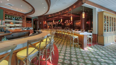 Kendall's Brasserie; Expansive bar overlooks patio, communal seating and main dining room.