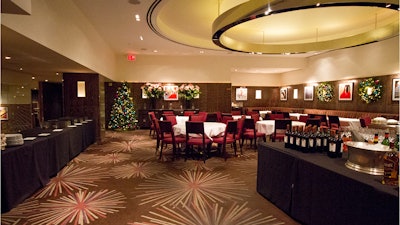 La Fonda del Sol at MetLife, adjacent to Grand Central Station; Main dining room dressed up for the holidays.