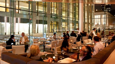 Lincoln Ristorante at Lincoln Center; Alternate view of dining room.