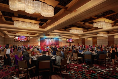 Live!​ ​Casino​ ​&​ ​Hotel:​ ​Featuring​ ​a grand​ ​ballroom​ ​that​ ​can​ ​morph​ ​to your​ ​vision​ ​with​ ​banquet​ ​seating​ ​up​ ​to 800.