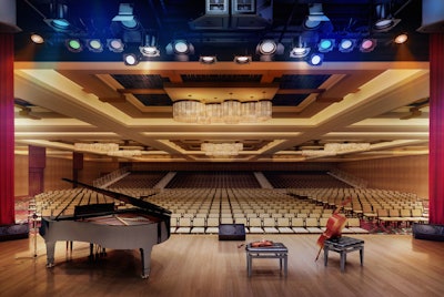 Live!​ ​Casino​ ​&​ ​Hotel:​ ​Theater-style seating​ ​for​ ​over​ ​1,500​ ​and​ ​a​ ​built-in performance​ ​stage​ ​with state-of-the-art​ ​A/V​ ​systems.