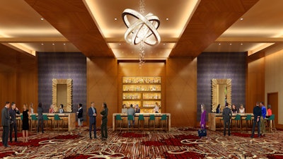 Live!​ ​Casino​ ​&​ ​Hotel:​ ​Inviting​ ​and flexible​ ​pre-function​ ​space​ ​to​ ​welcome guests​ ​before​ ​their​ ​event.