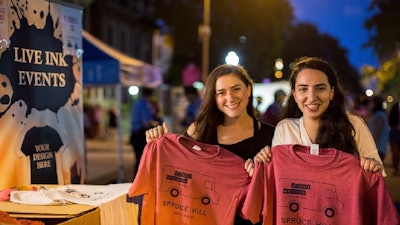 Live Ink action at Night Market Philadelphia.
