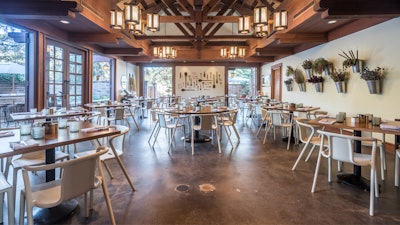 Descanso Gardens; Maple's Spacious Dining Room at Descanso Gardens.