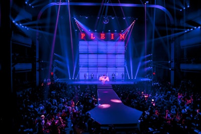 Philipp Plein for New York Fashion Week SS18 in the Hammerstein which included performances by Dita Von Teese, Future, and Nicki Minaj.