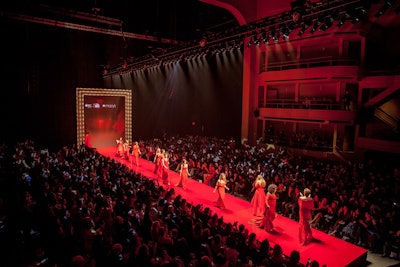 The Red Dress Collection returned to the Hammerstein Ballroom on opening night of New York Fashion Week in February 2017.