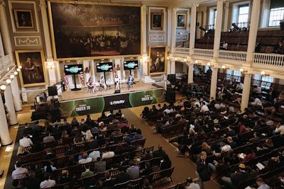 For the second year in a row, organizers used Fanueil Hall as one of the venues for content sessions. Two new sites this year were the University of Massachusetts Club and the Tremont Temple Baptist Church.