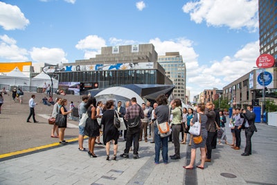 In Montreal, organizers created a “roaming workshop” so attendees could interact with local residents.