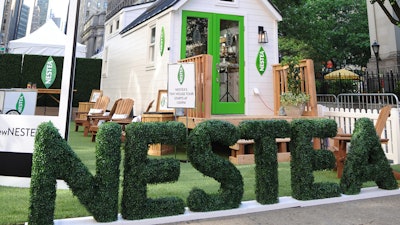 Nestea Boxwood Letters and Signage Activation.