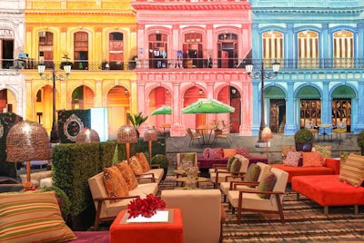 Effortlessly transport your guests to Cuba with our “Havana Streets” backdrop series.