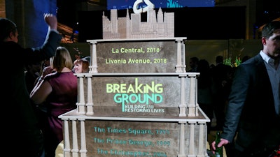 Breaking Ground Architectural Cake.