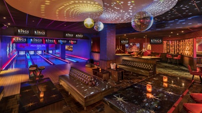 Kings Doral features the king pin room.
