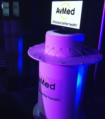 Charging station sponsored by AvMed.