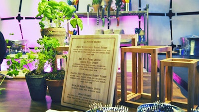 Engraved Rustic Menus