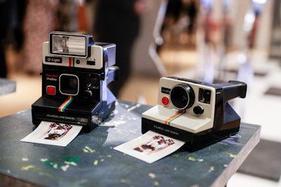 For a nostalgic touch, guests could have their wall photos taken with a Polaroid Land Camera, which printed out an instant picture to take home. The event's presenting sponsor RBC was responsible for the activation.