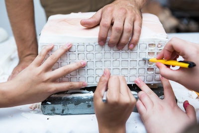 At the Great Architectural Bake-off, invited firms such as H3 and Dattner Architects tested their skills as bakers by designing architecturally-theme cakes.