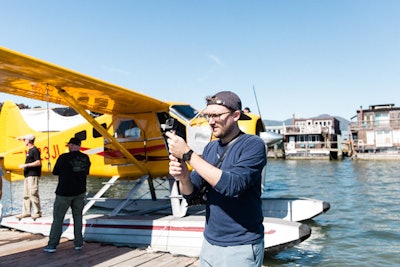 Seaplane rides around the Golden Gate Bridge gave participants a unique vantage point.