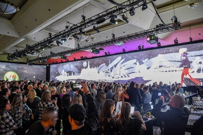 Roots invited members of the press and influencers to an immersive fashion show that featured live and digital models wearing holiday catalog items against the backdrop of animated Canadian landscapes. Guests could use an app on their phones to purchase items seen on the runway.
