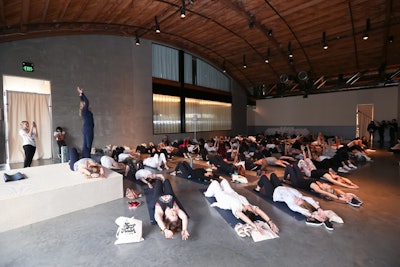 The inaugural In Goop Health summit, held in June in Los Angeles, featured collagen martinis, sound bath mediation, crystal therapy, and other unconventional wellness-focused ideas. There were also several workout classes offered to start the day, including a foam-rolling session from popular trainer Lauren Roxburgh.